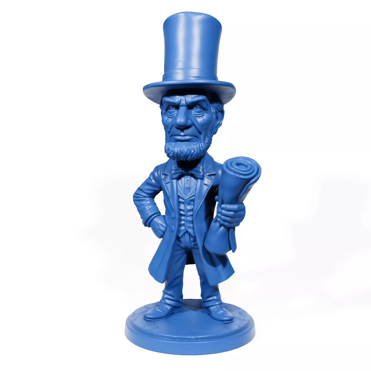 Abraham Lincoln caricature 3D print model