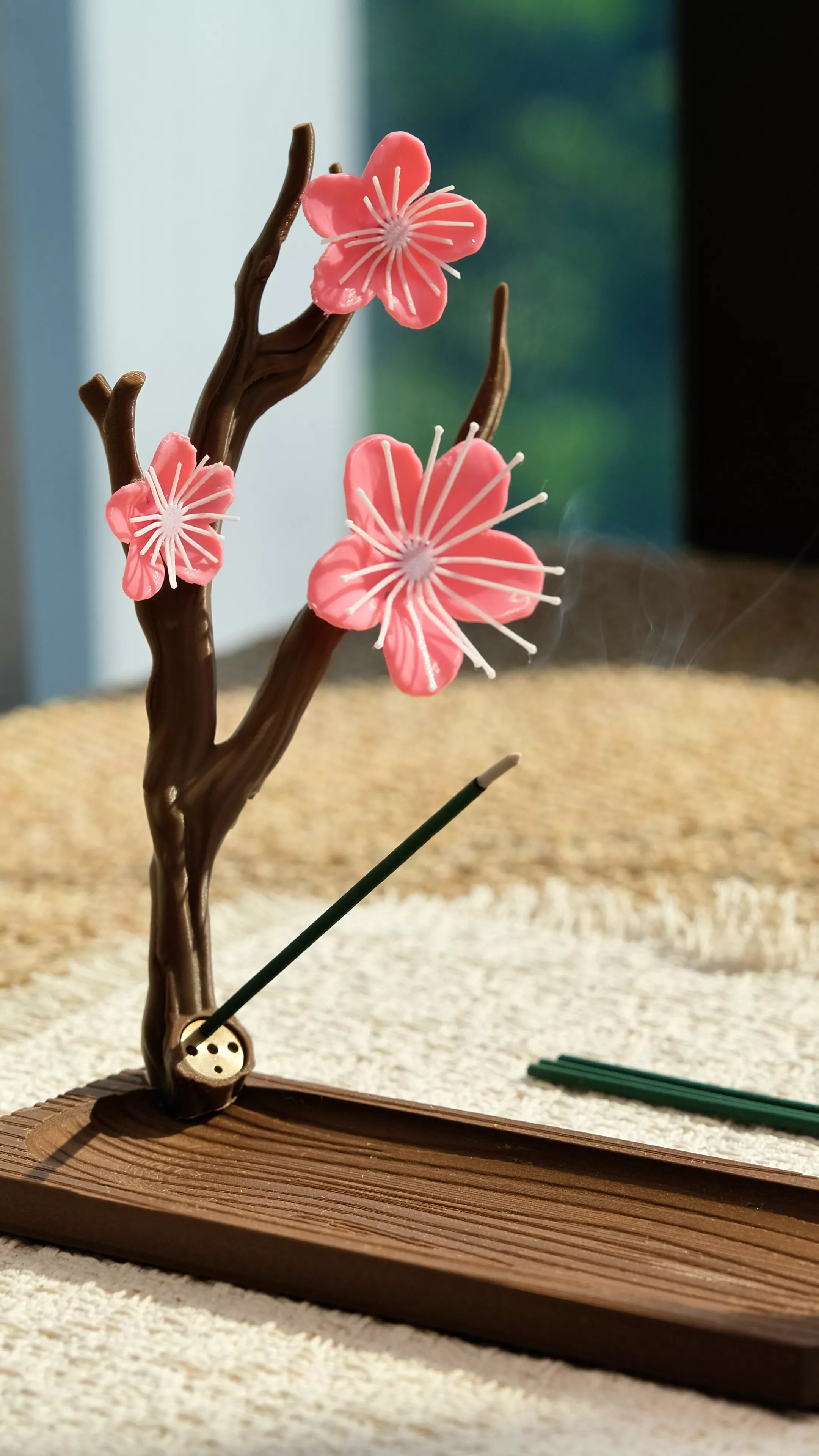 Peach Blossom Incense Holder 3D print model