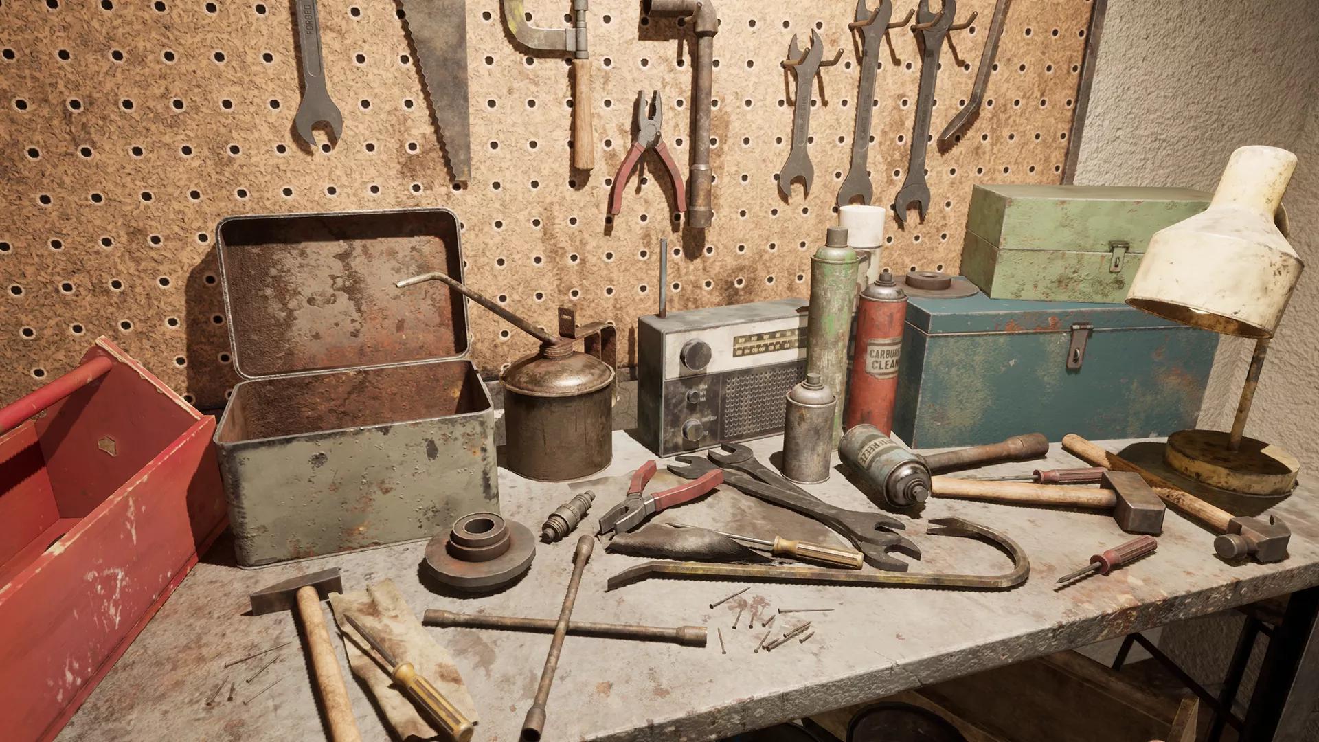 Workbench Tools Pack Low-poly 3D model