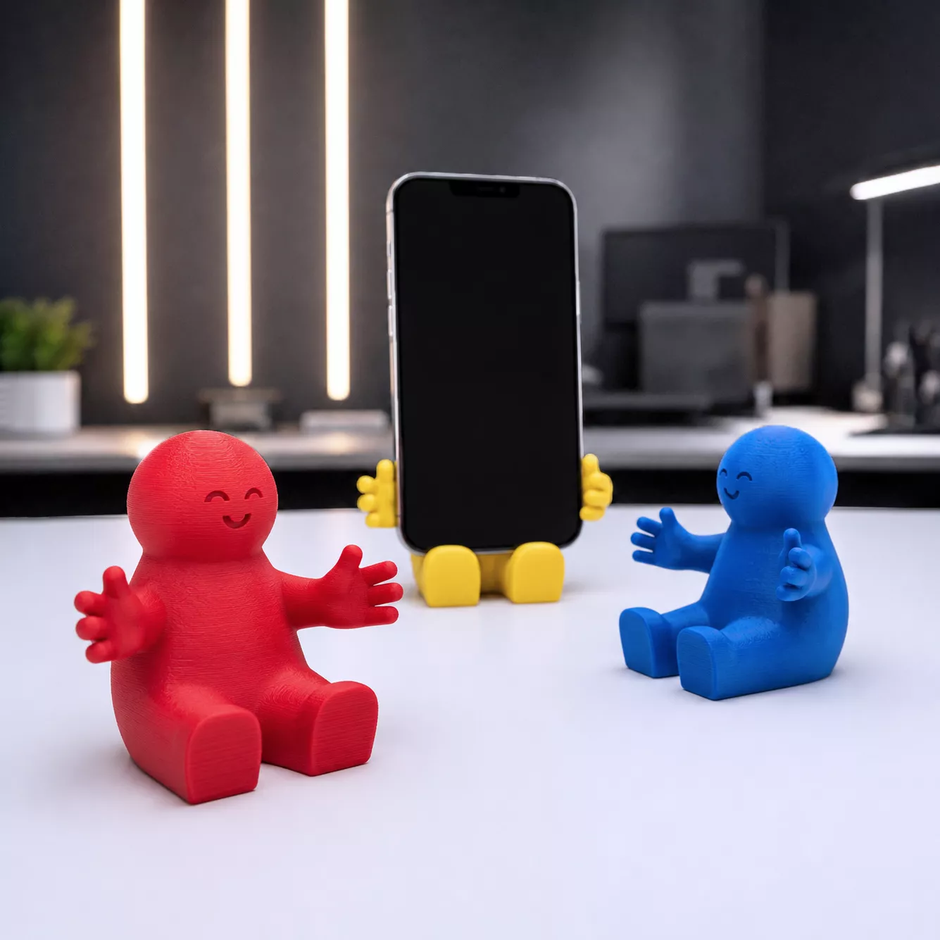 Happy Buddy Phone Holder 3D print model