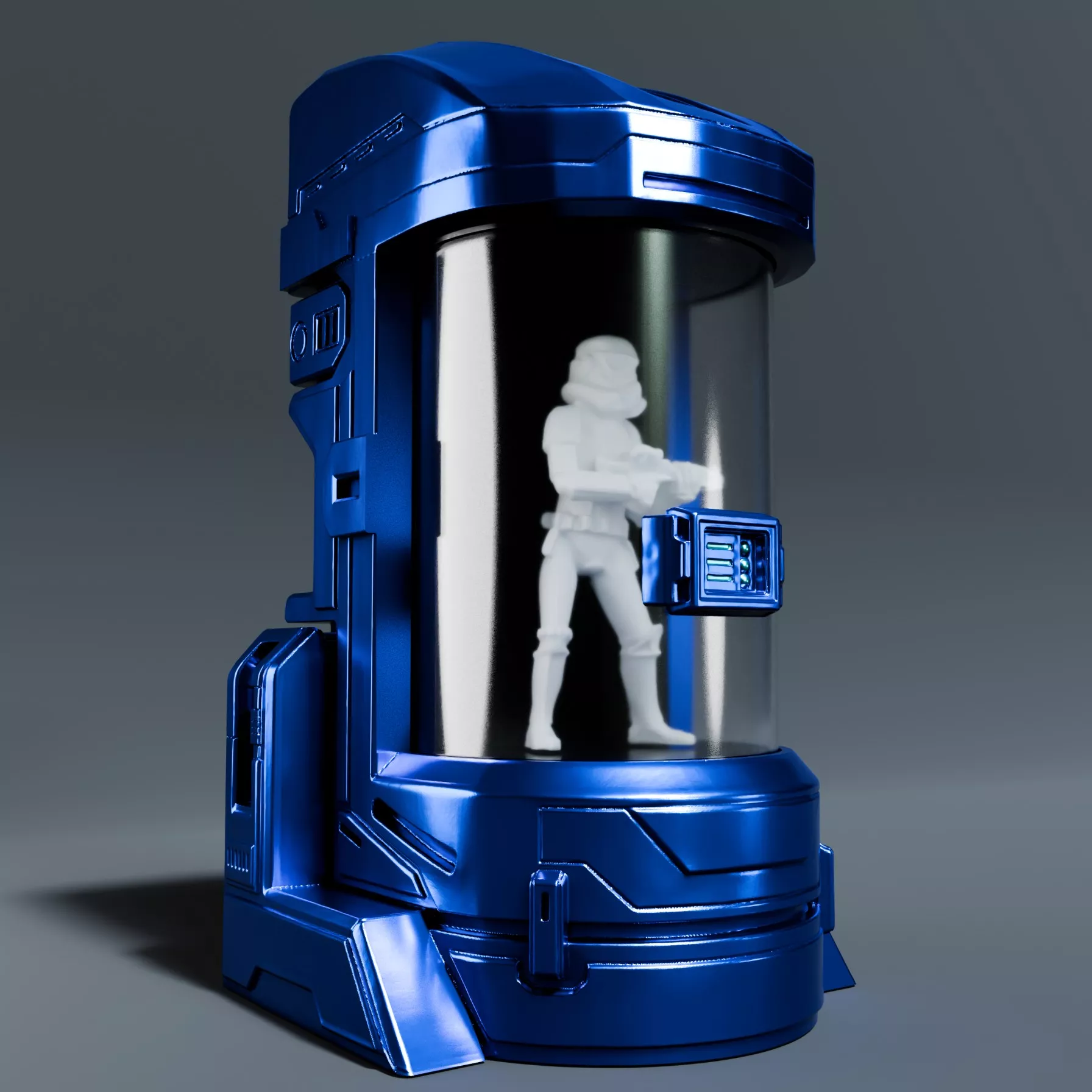 Cryogenic Hibernation Capsule Pod 3D print model
