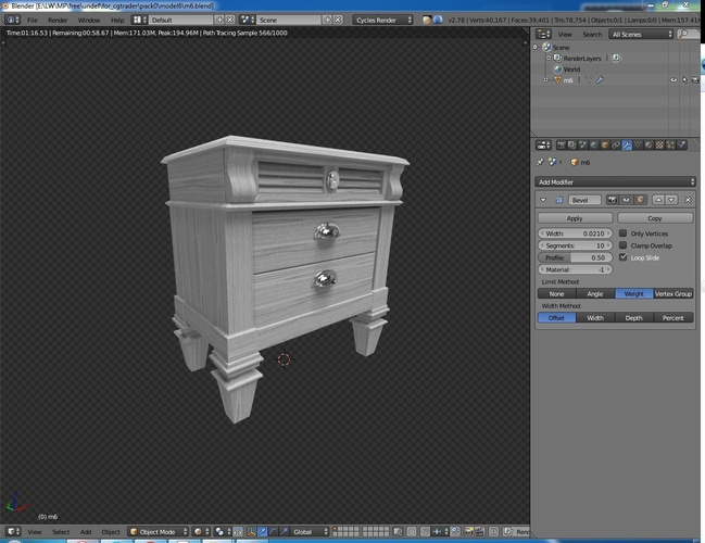 Charleston Bay White Nightstand