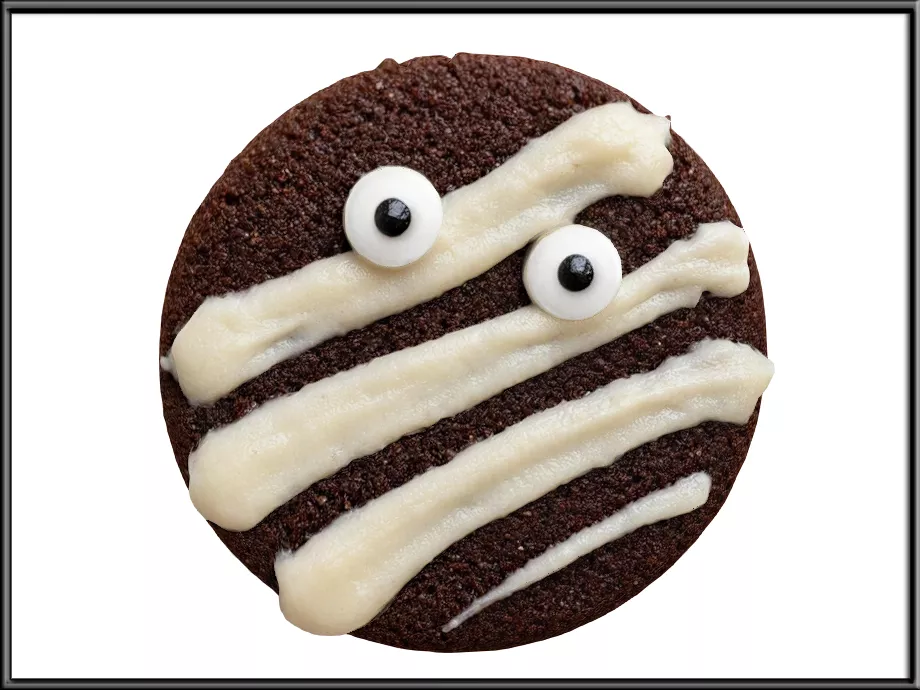 Halloween Mummy Cookie 02 Low-poly 3D model