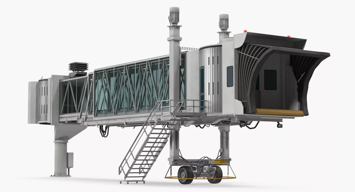 Airport Passenger Boarding Jetway Bridge 3D model