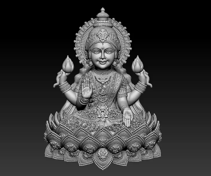 Laxmi Mata 3D print model 3D print model