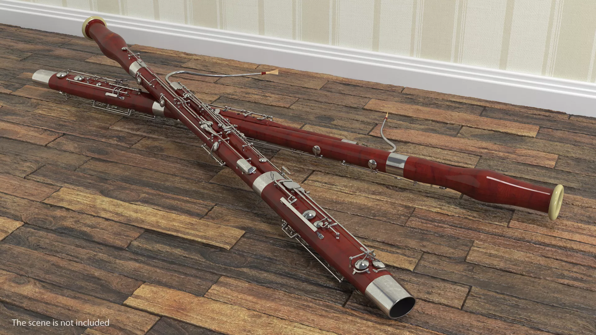 Bassoon Musical Instrument 3D model