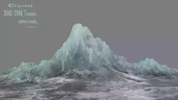 iceberg mountain with snow and ice