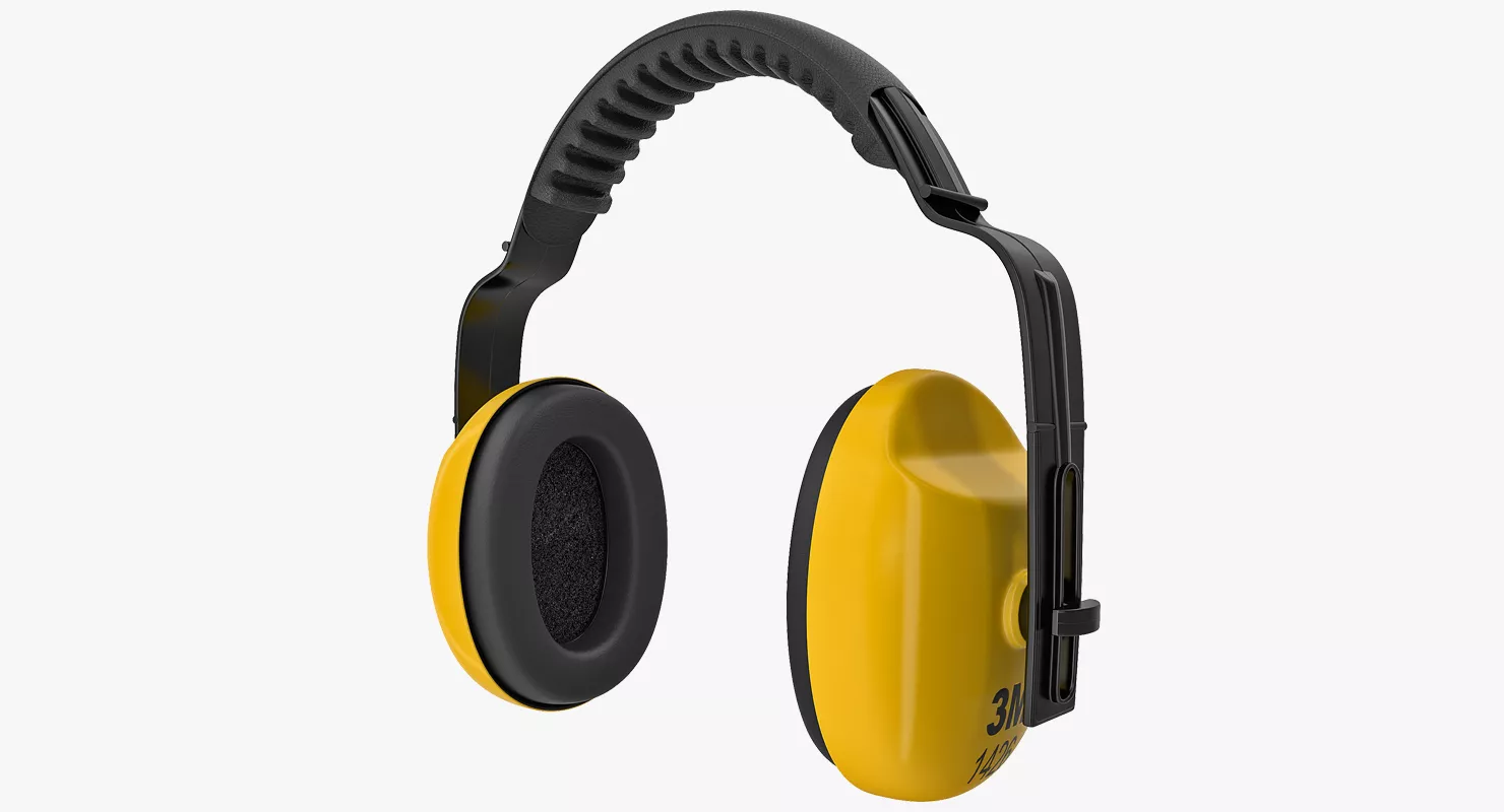 Safety Ear Muff 3D model