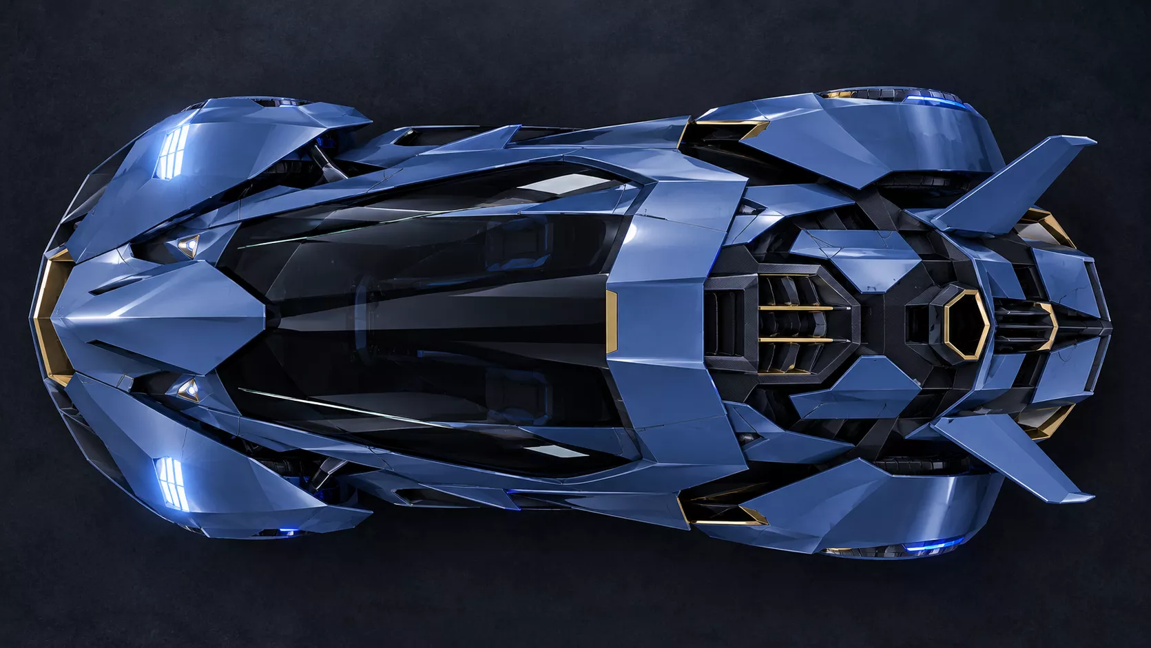 Futuristic Cyberpunk Hover Car Next Gen 3D print model