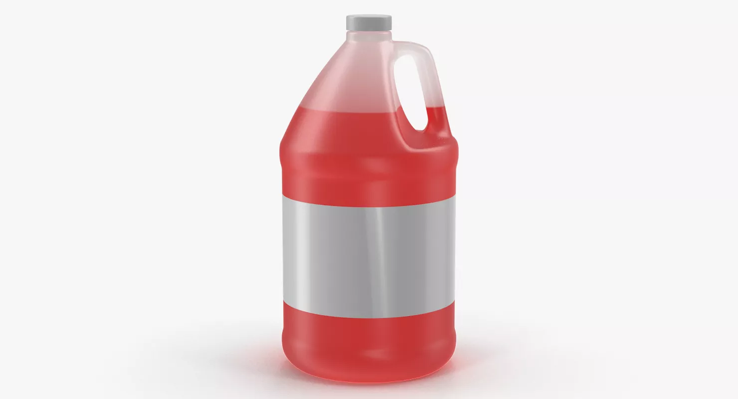 Plastic Red Juice Jug 3D model