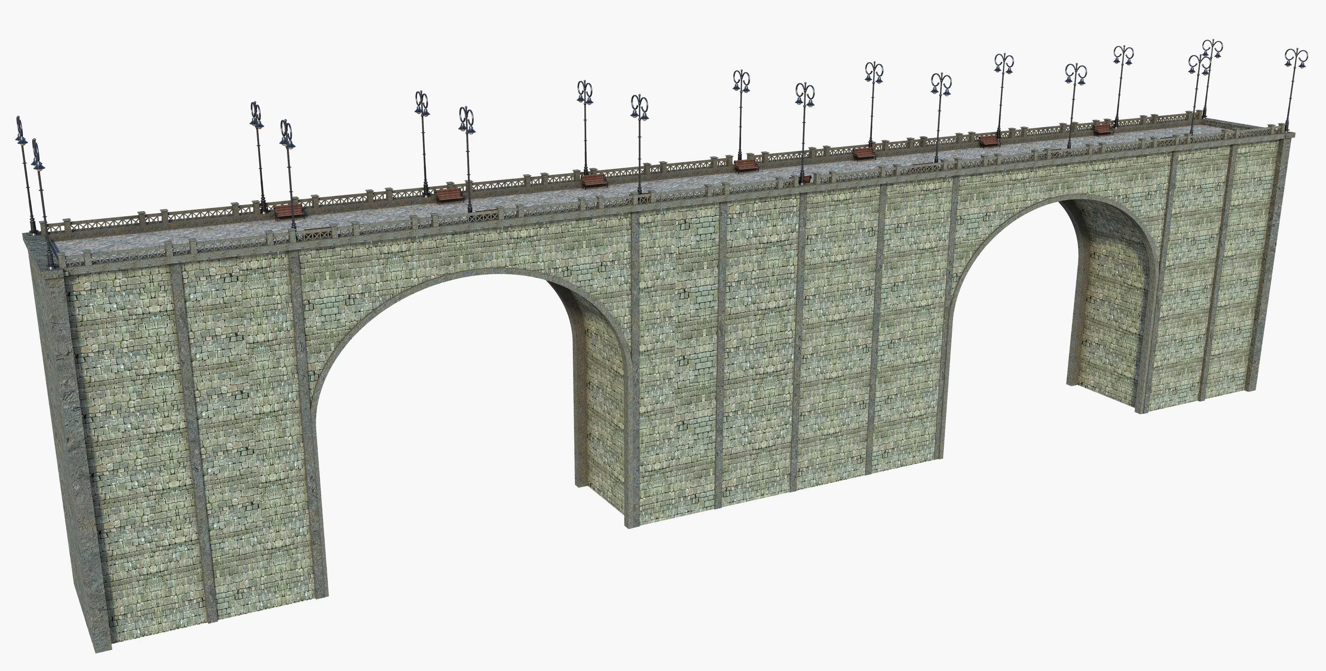 Classic Bridge 3D model