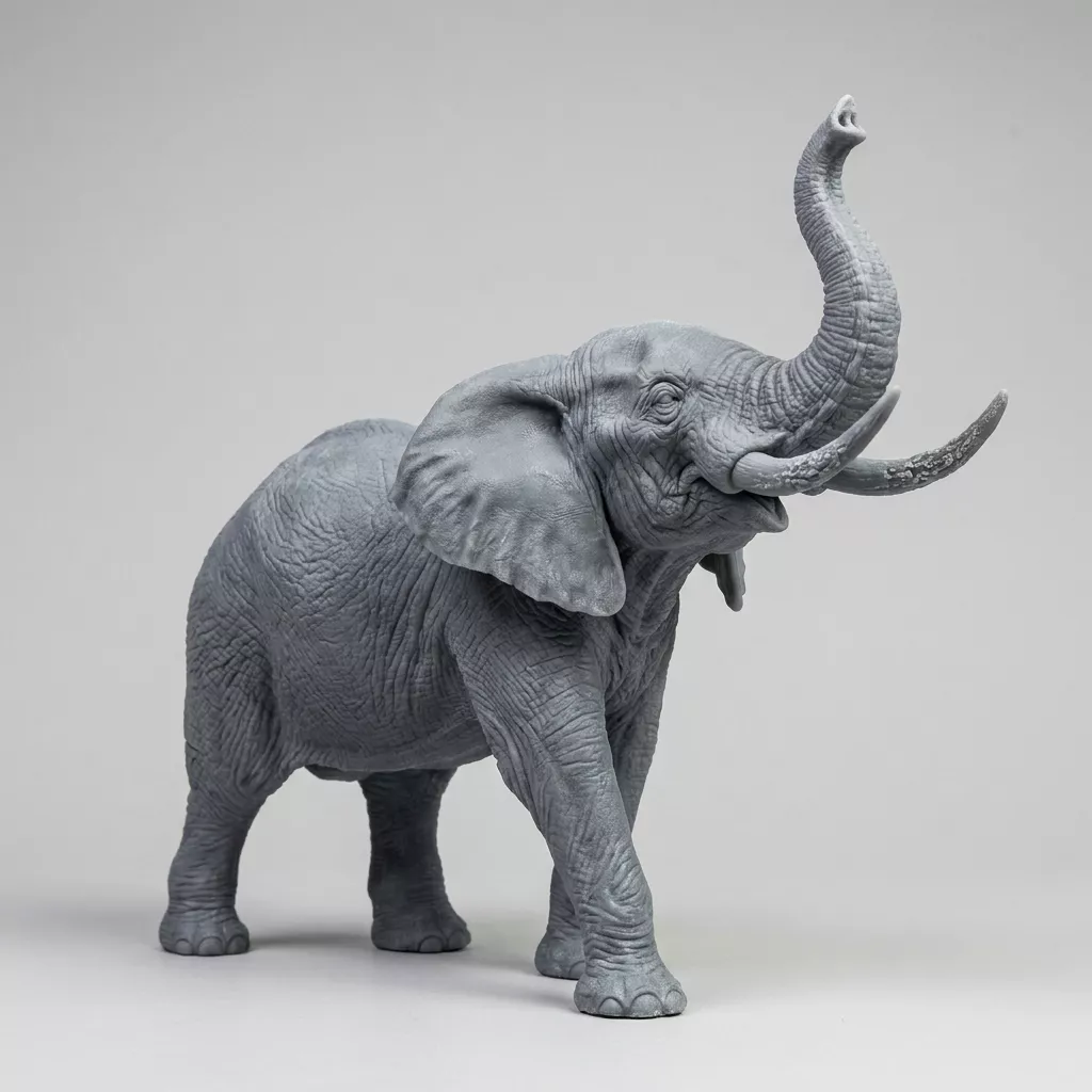 elephant printable 3D print model