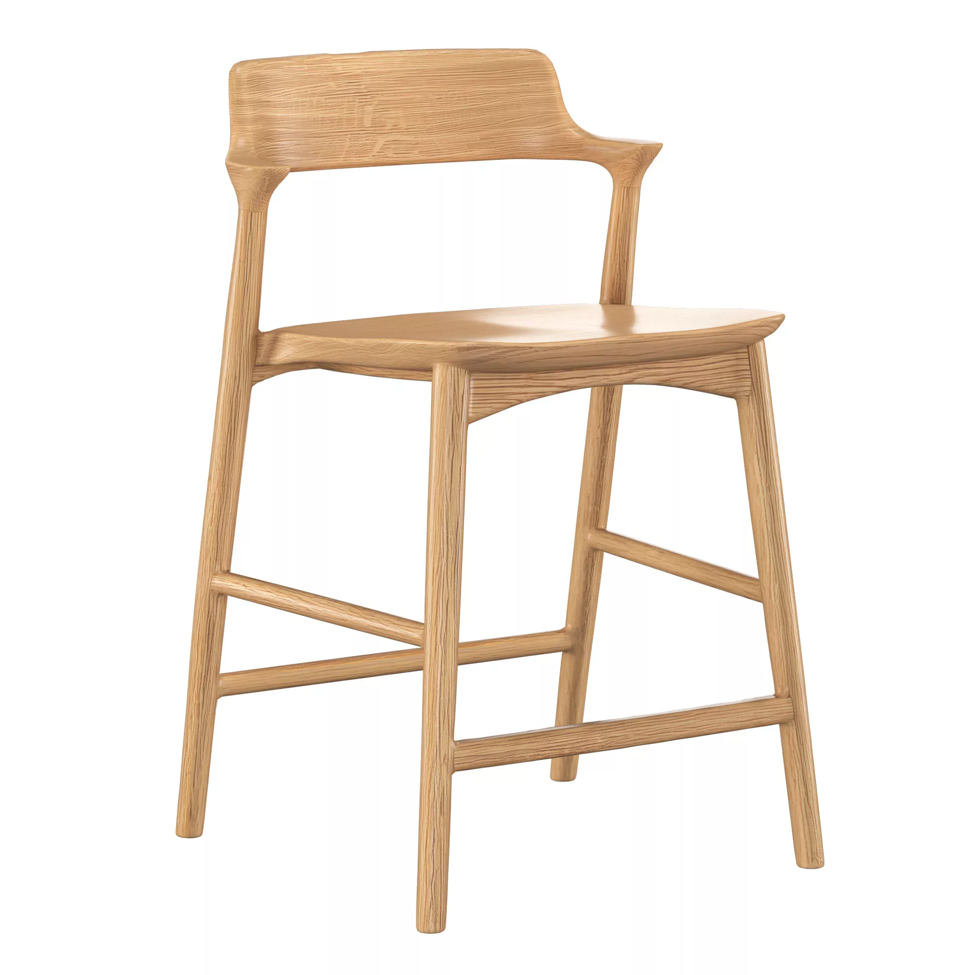 Oskar Bar Counter Stool 3D model