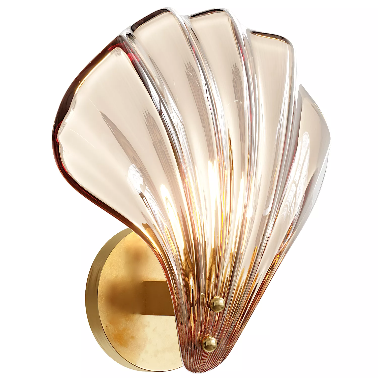 Seashell Wall Lamp 3D model