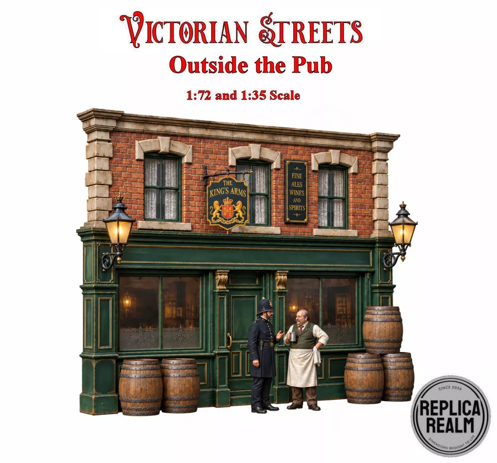 Victorian Streets - Outside the pub 3D print model