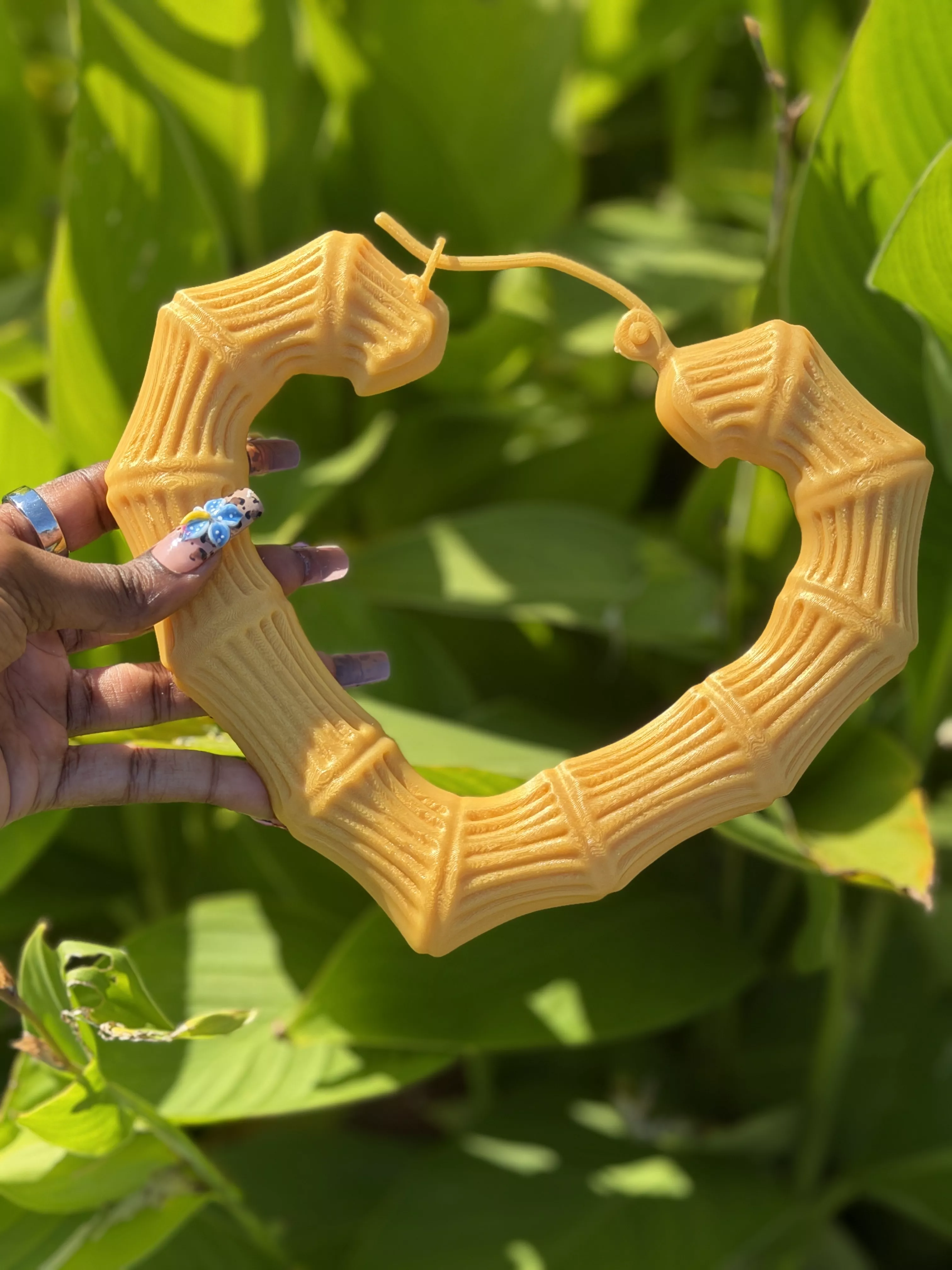 My 90s Bamboo Earrings 3D print model