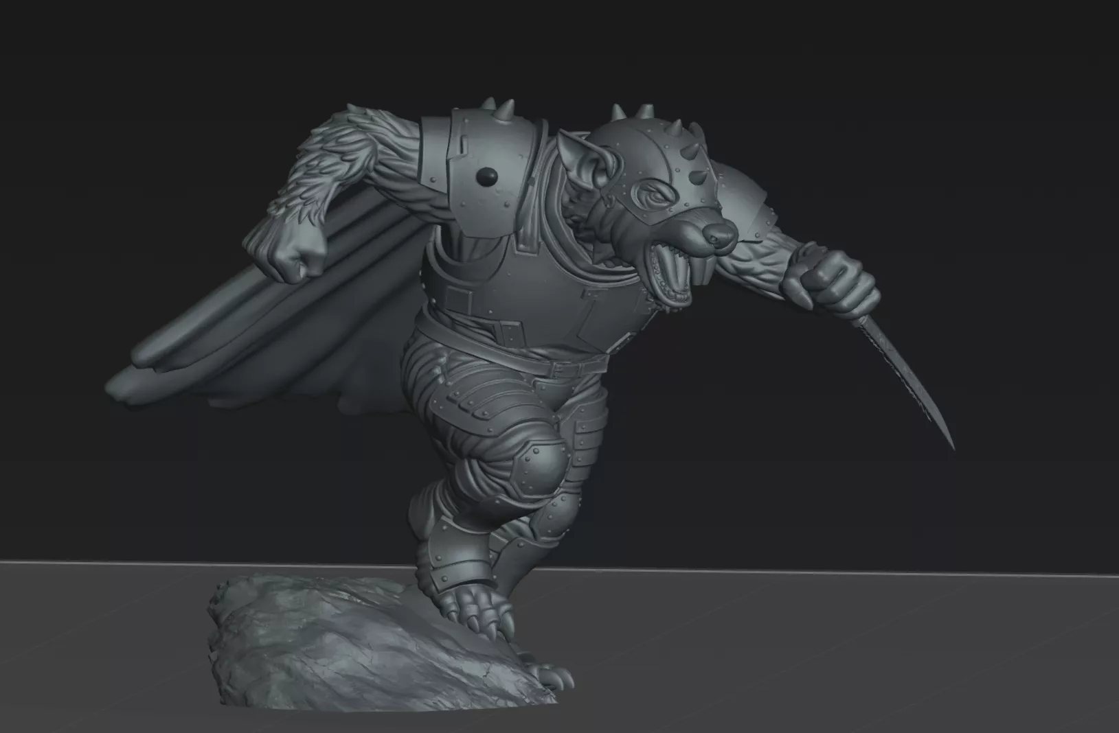 Fast Football Rat 3D print model