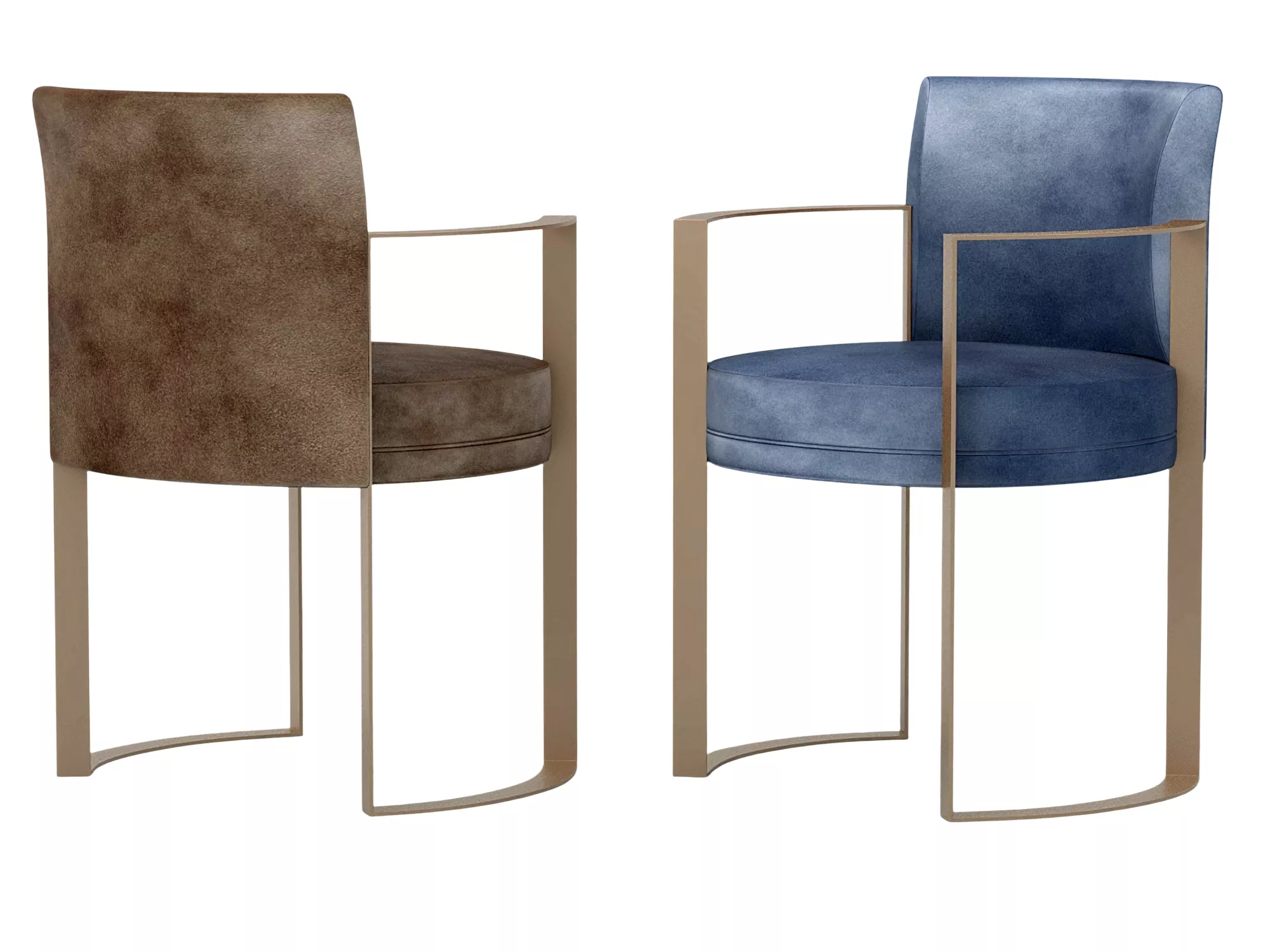 Black Wood Chair With Natural Cane Seat And Back 3D model