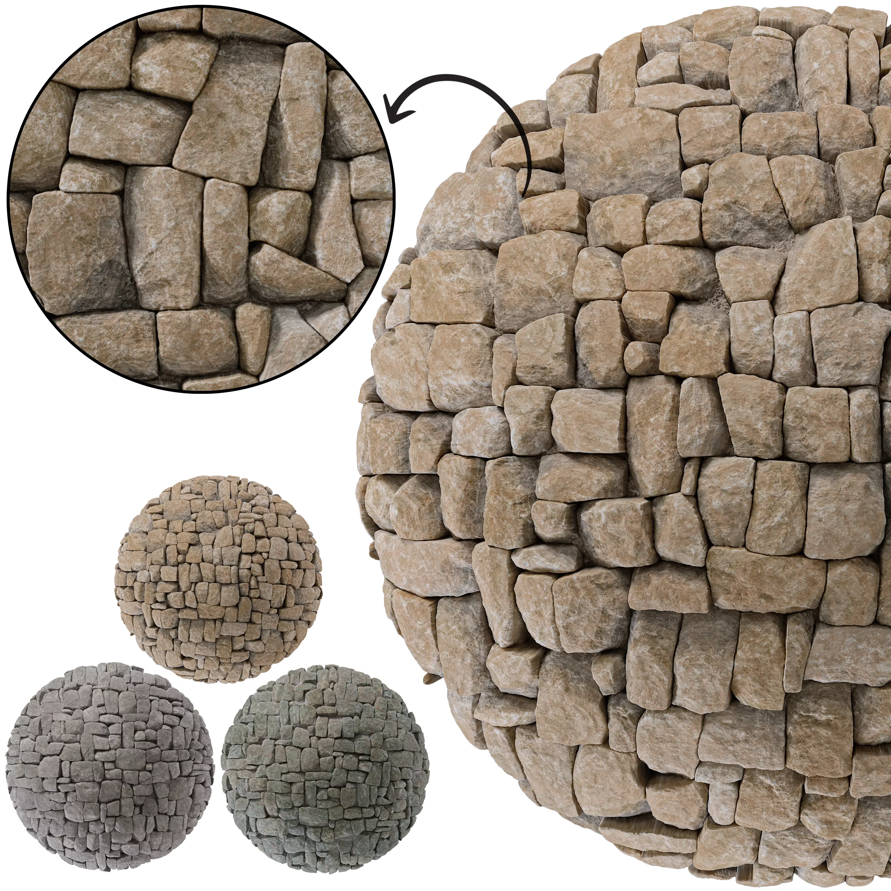 Stone Wall 33 - Seamless Texture