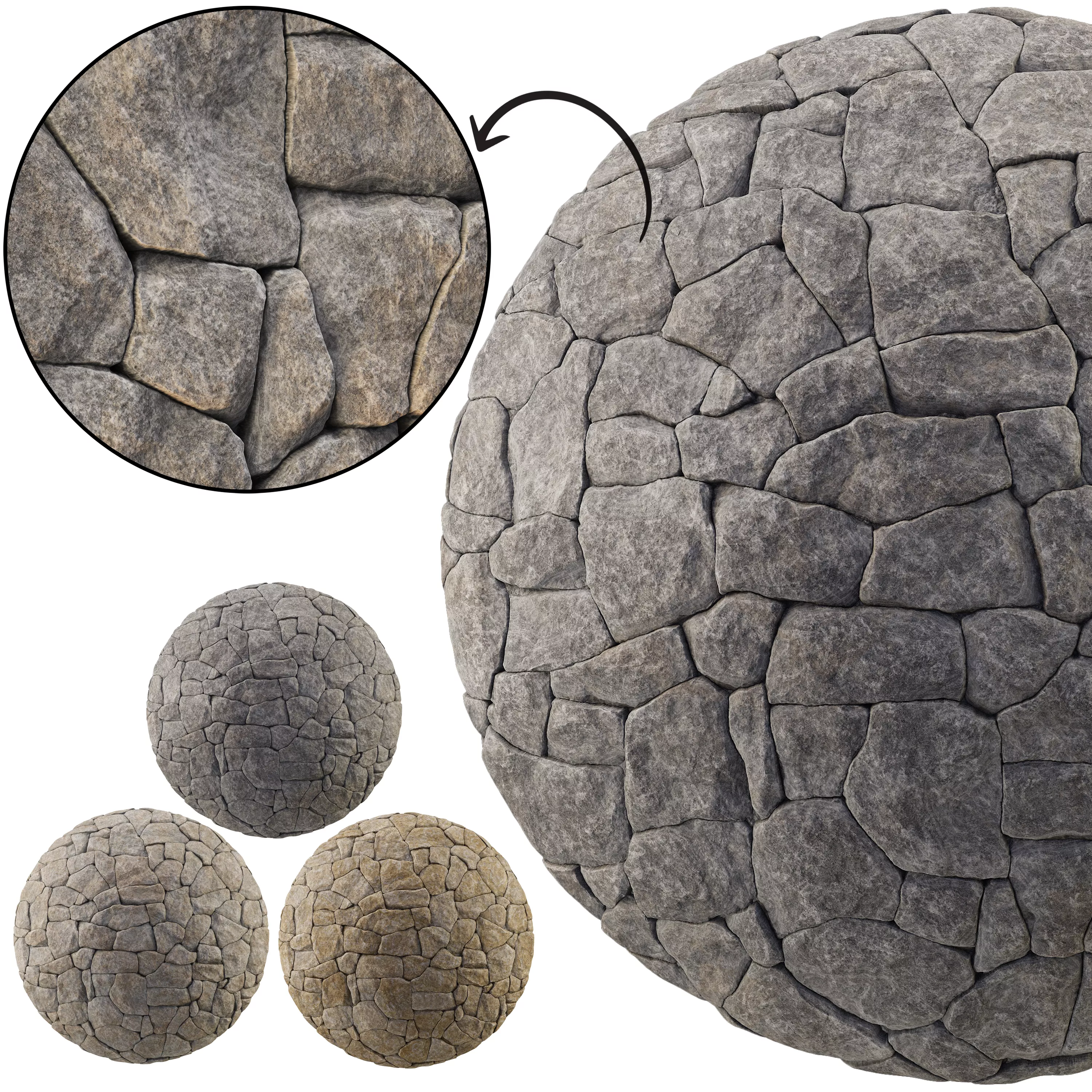 Stone Wall 34 - Seamless Texture