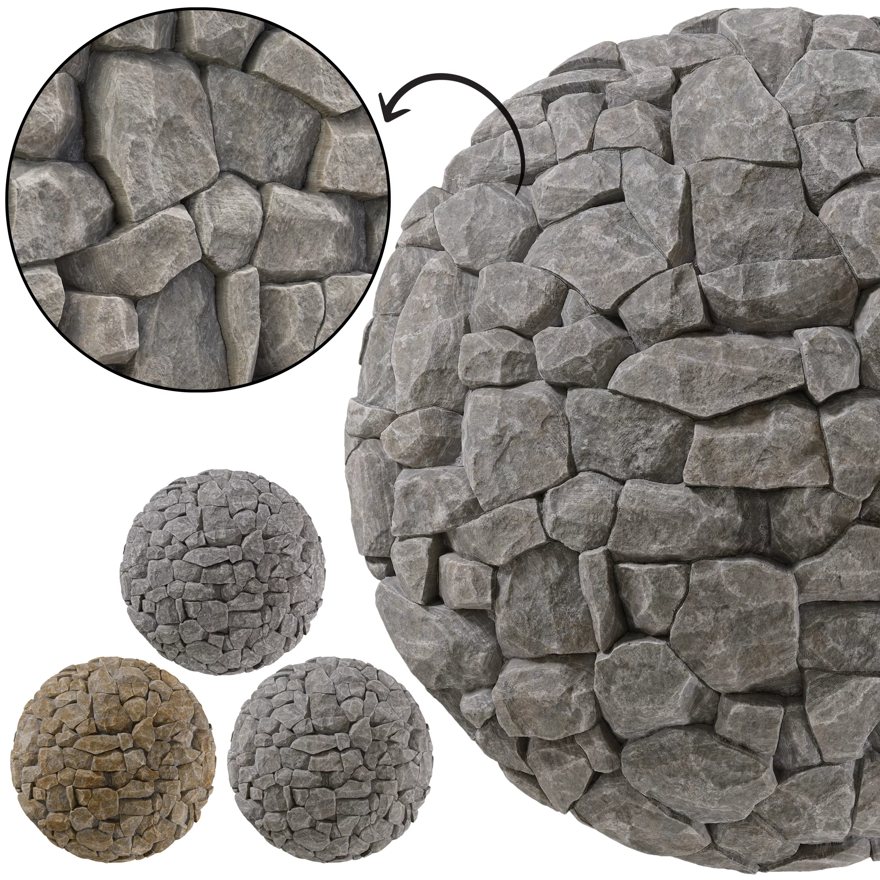 Stone Wall 39 - Seamless Texture