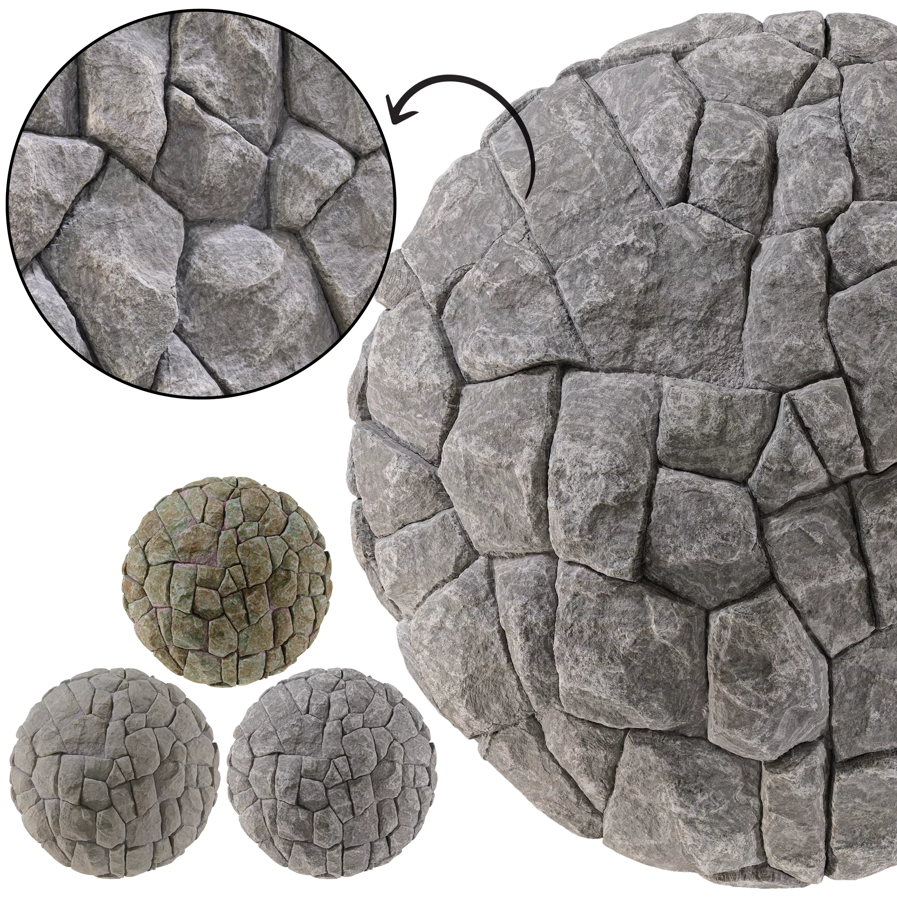 Stone Wall 40 - Seamless Texture