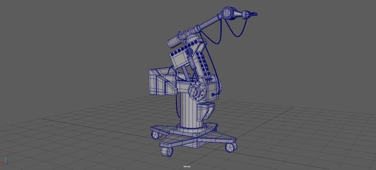 Tony Stark Laboratory Low-poly 3D model_1