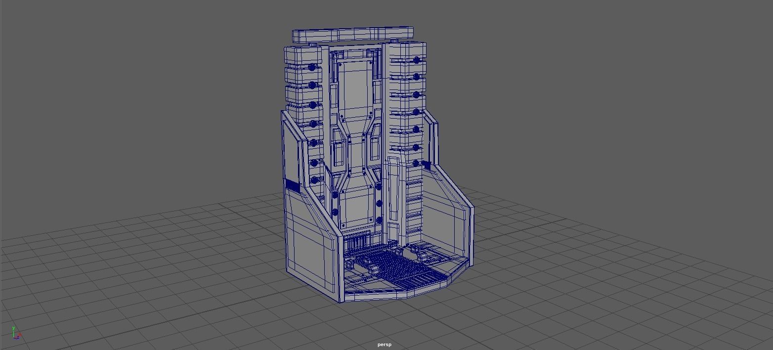 Tony Stark Laboratory Low-poly 3D model_2