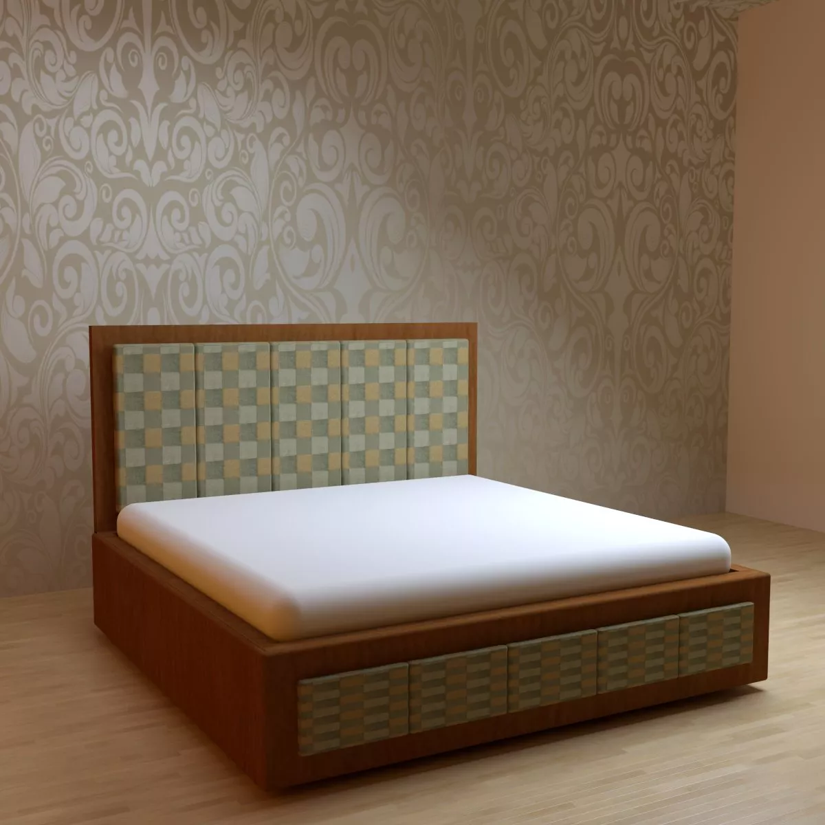 bed design Free 3D print model