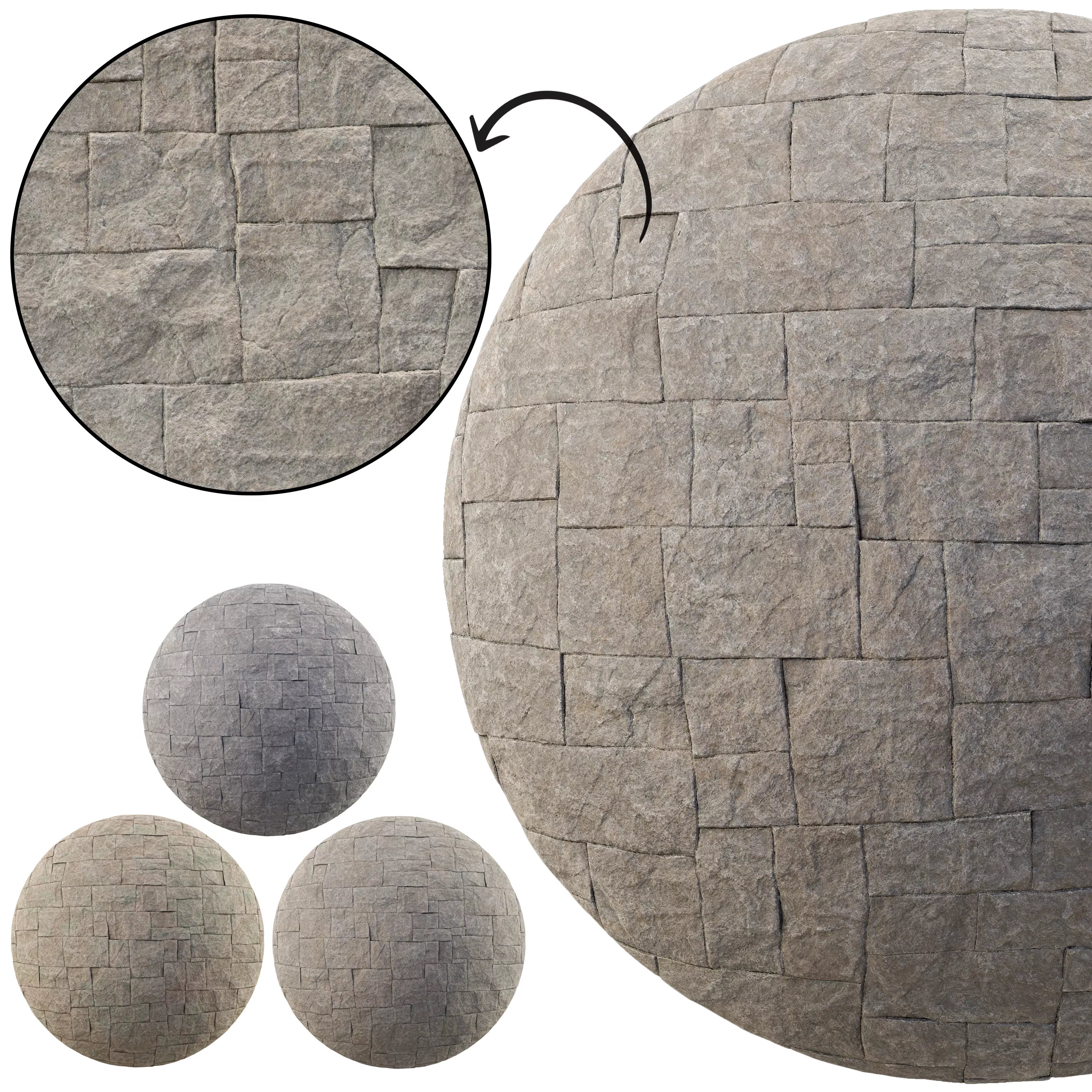 Stone Wall 48 - Seamless Texture