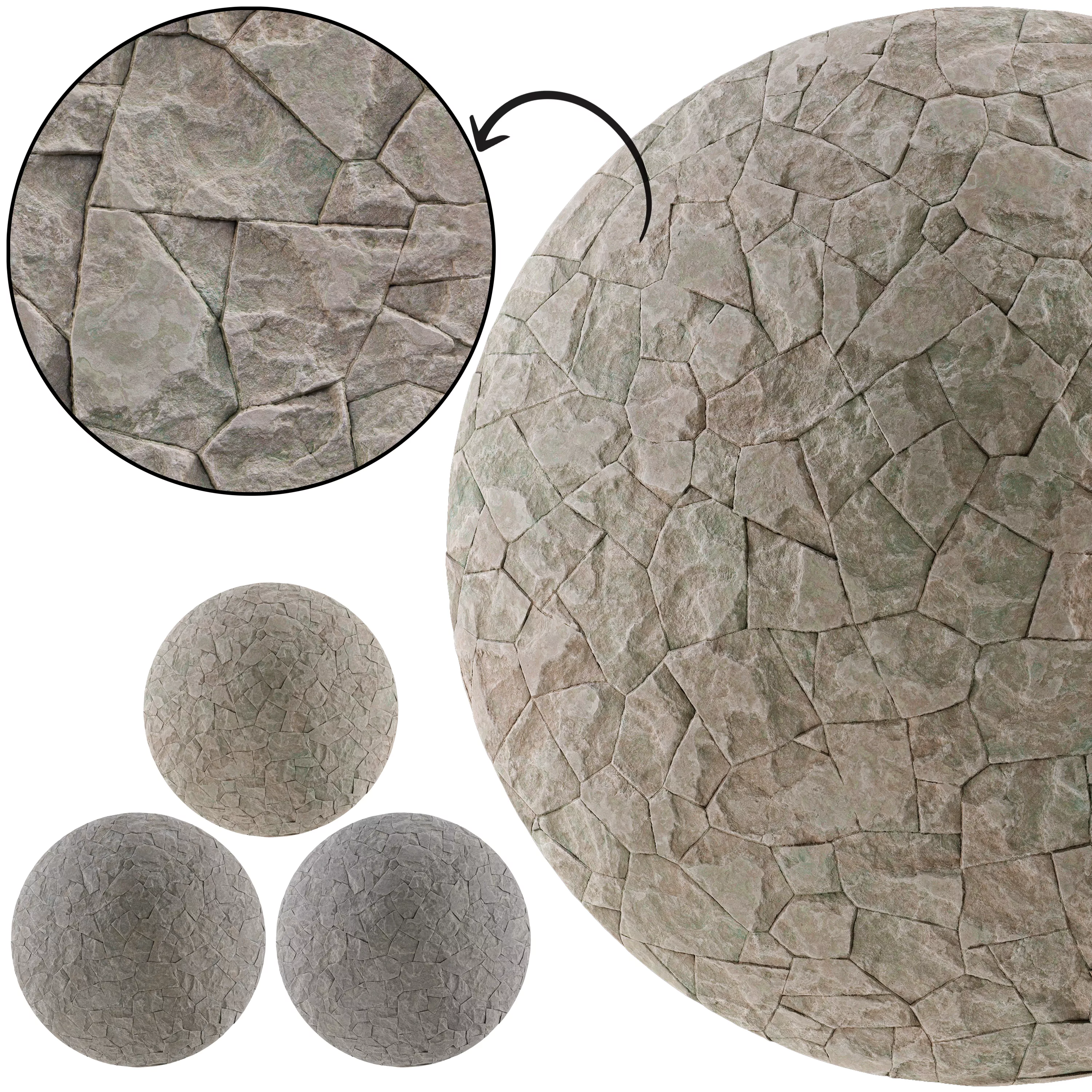Stone Wall 50 - Seamless Texture