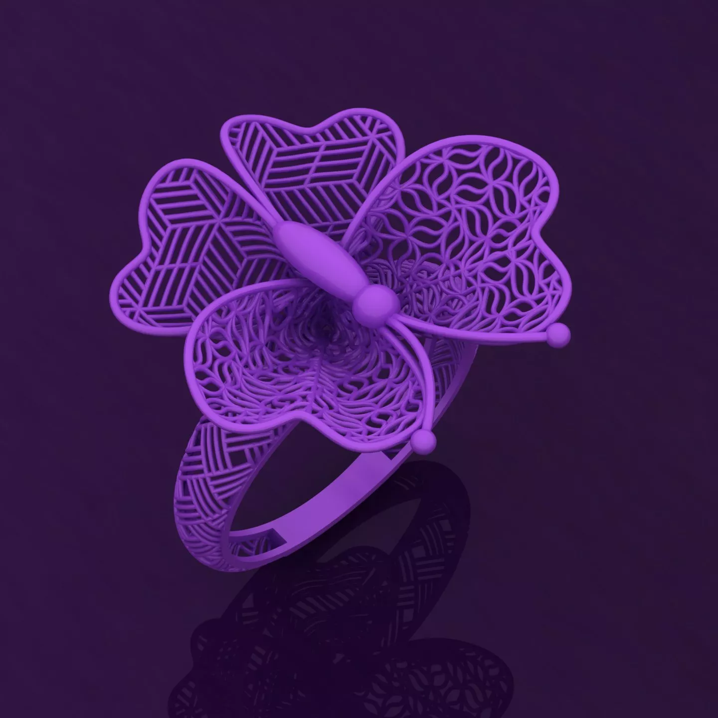 Unique Turkish Ring Design 3D print model