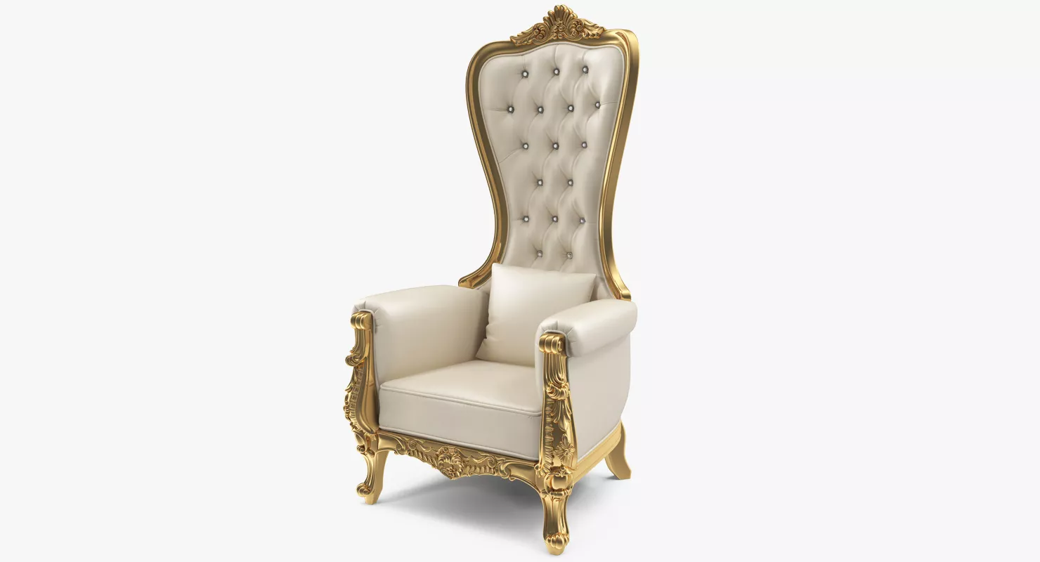 Throne Chair 3D model