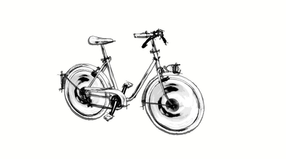 ink painting  material and sketch material for Cinema4d 3D model_3
