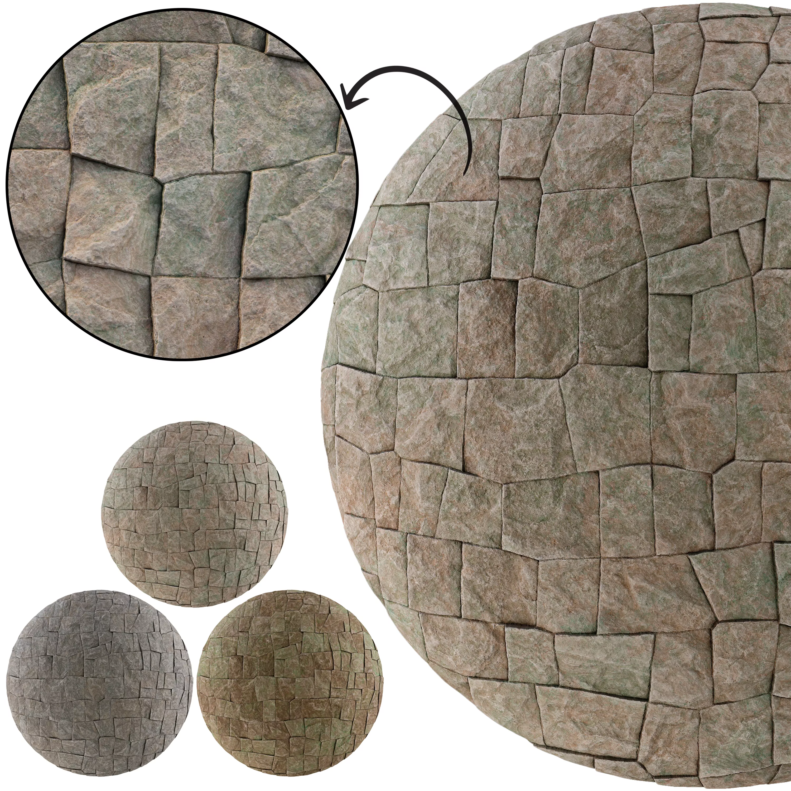 Stone Wall 55- Seamless Texture