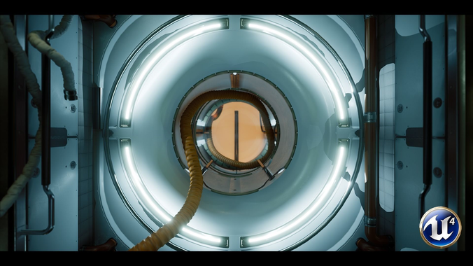 UE4 Unreal Engine 4 - Zero Gravity part one  Low-poly 3D model