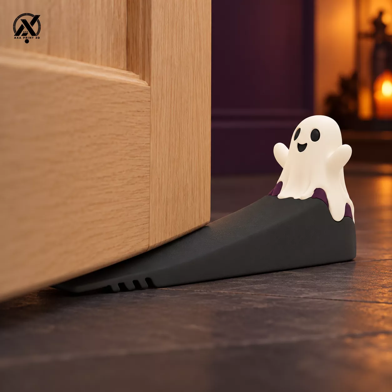 Hushhollow Ghost Doorstop Wedge - Halloween 3D Print STL Model 3D print model