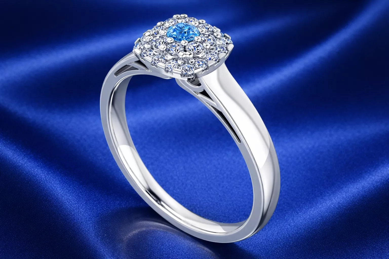 Ring Gold Diamond 3d model 3D print model