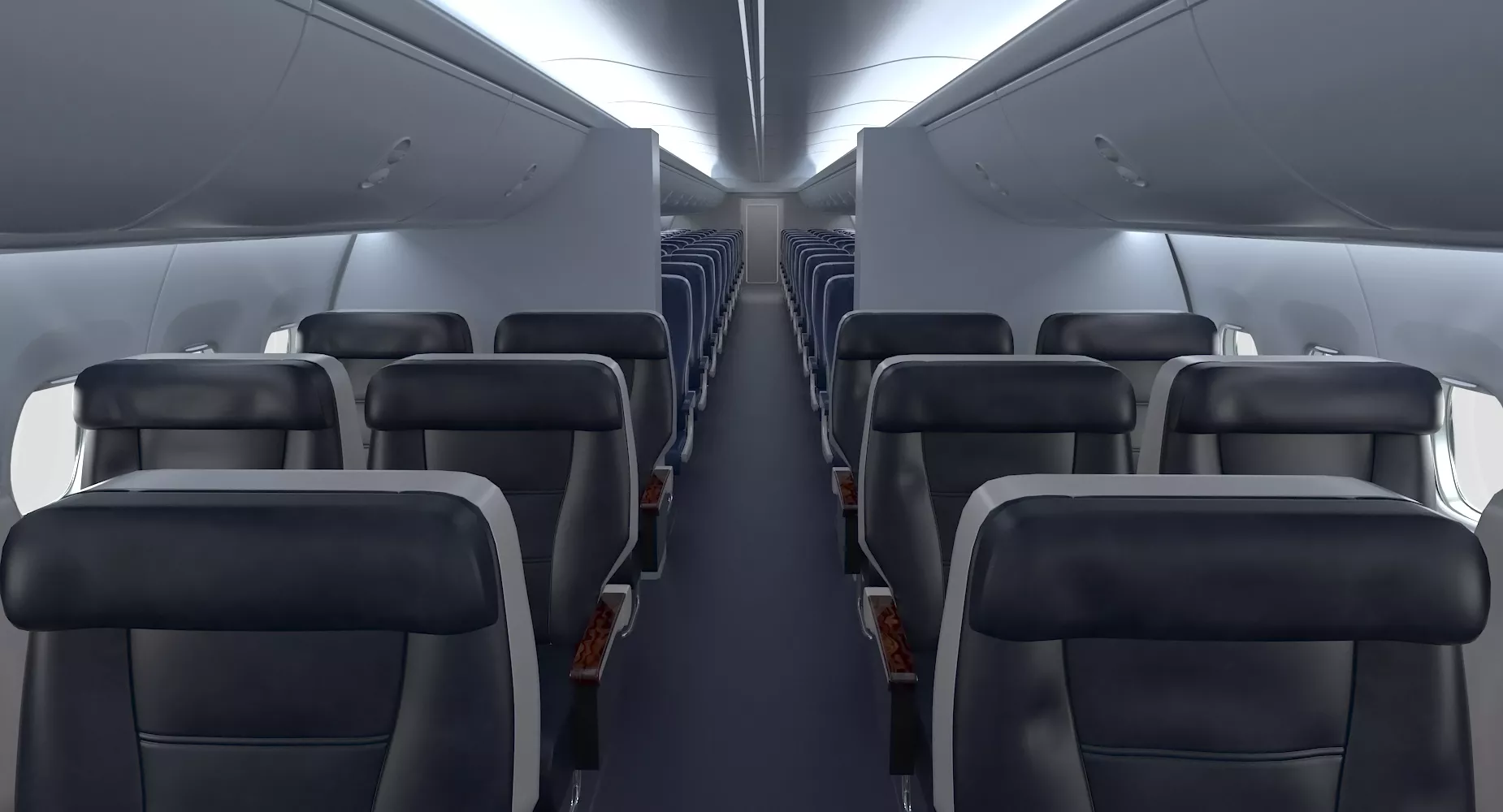 Boeing 737 Passenger Cabin 3D model