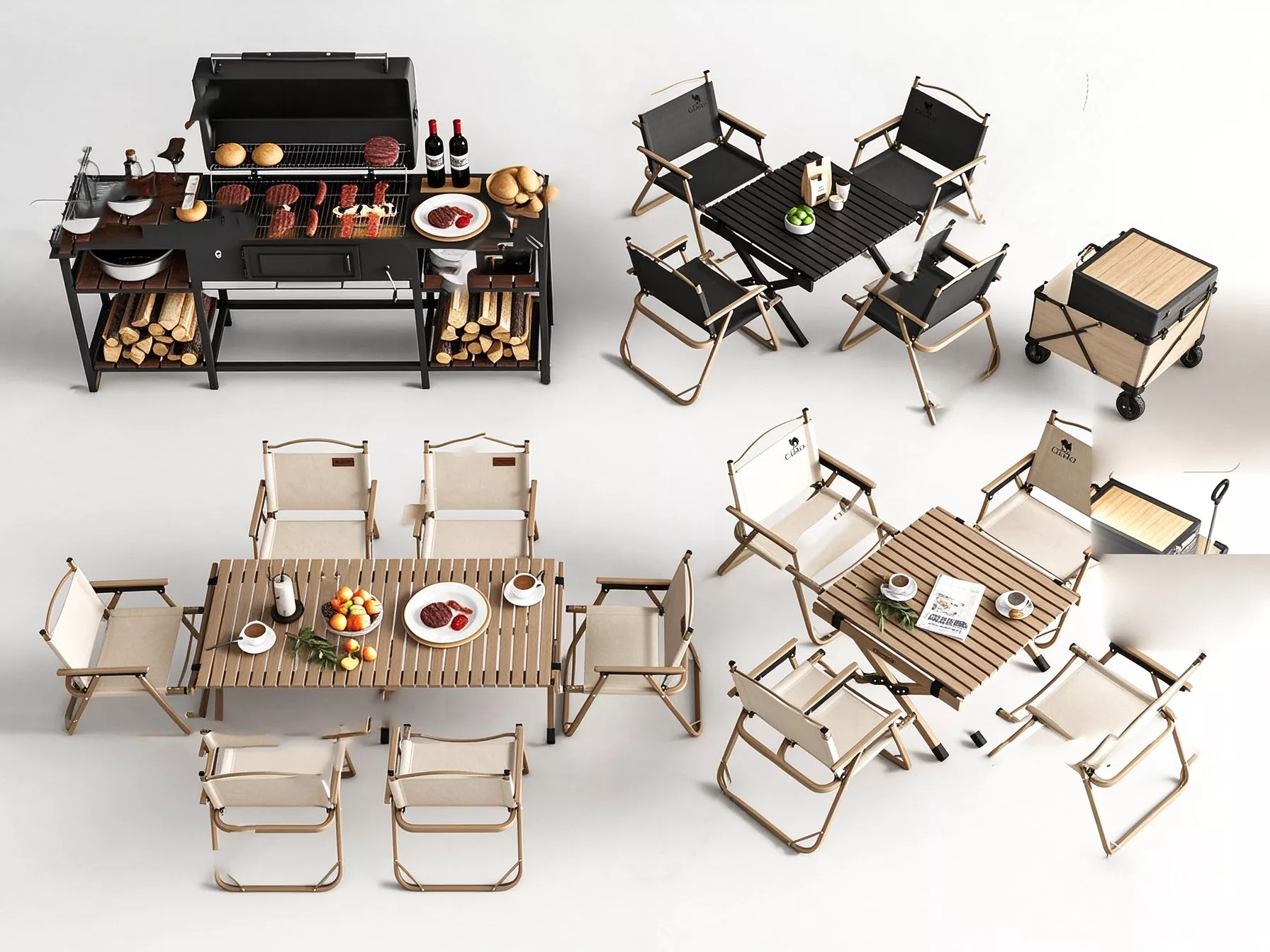 outdoor furniture 3D model