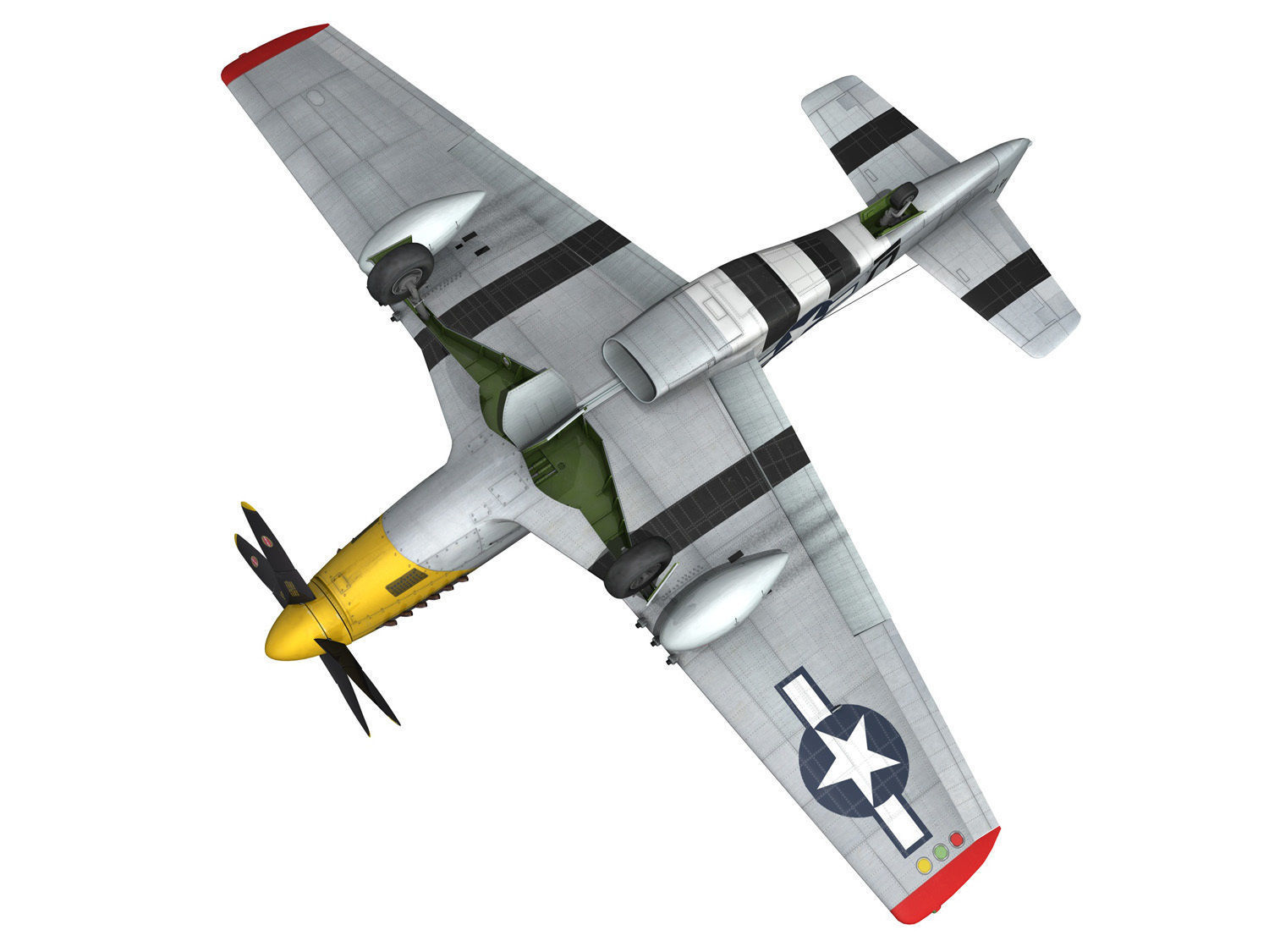North American P-51D - Detroit Miss 3D model_15