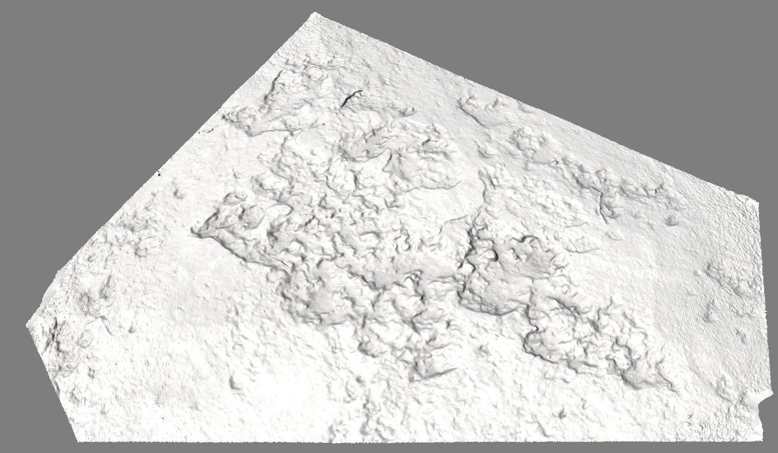 Scanned concrete 01 Low-poly 3D model_4