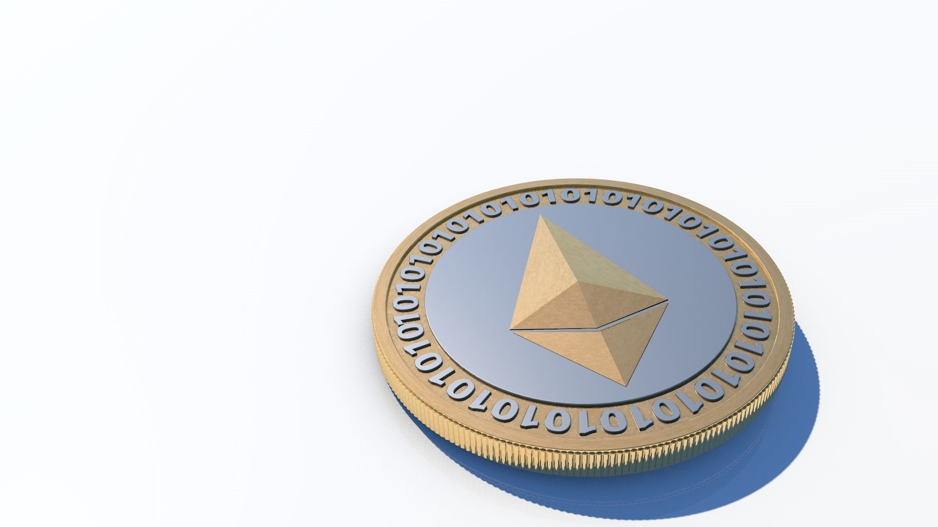 Ethereum Coin 3D - ETH COIN 3D print model_1