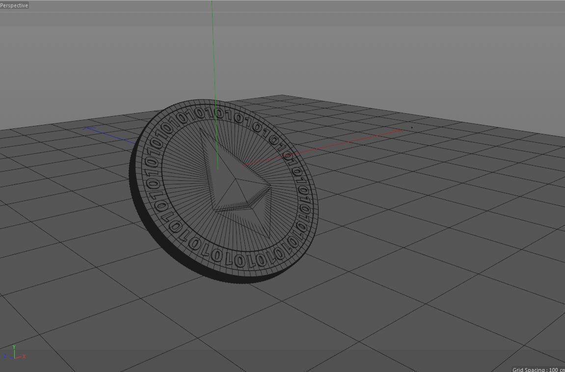 Ethereum Coin 3D - ETH COIN 3D print model_5