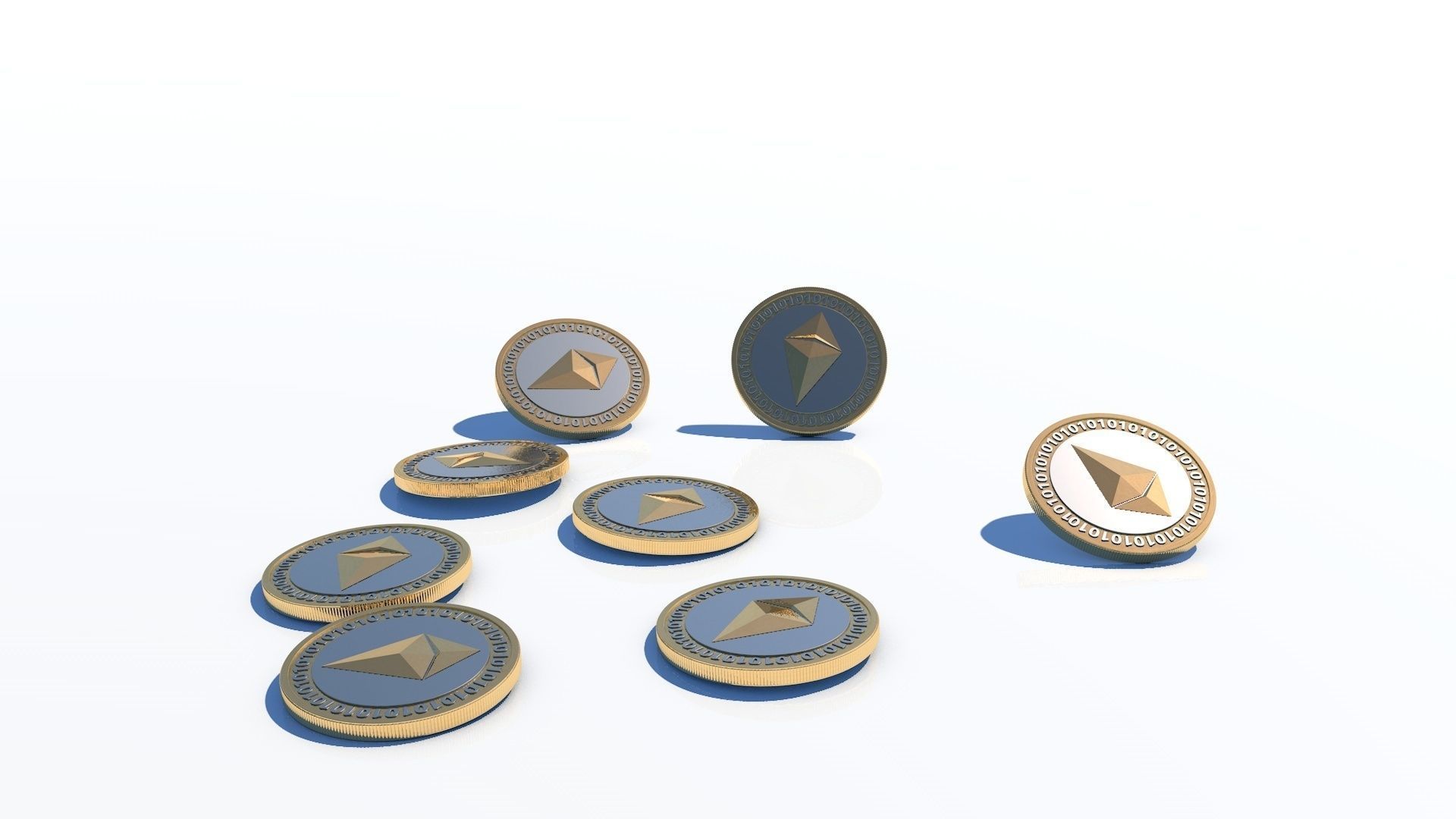 Ethereum Coin 3D - ETH COIN 3D print model_4