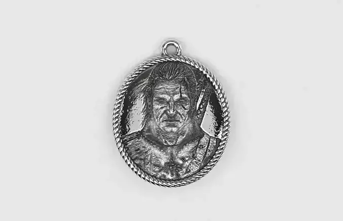Geralt of Rivia Pendant from The Witcher III