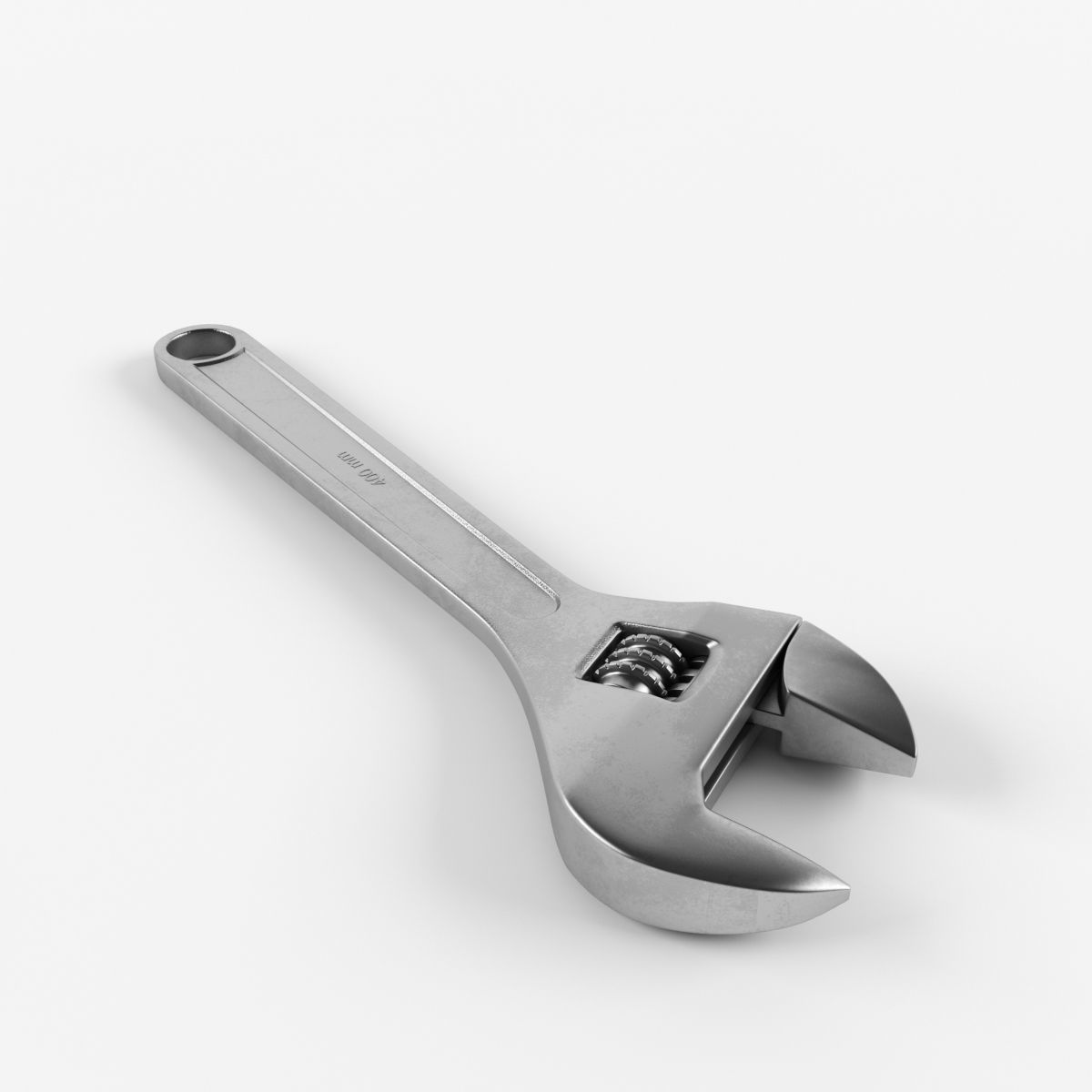 Adjustable Wrench 3D model_2