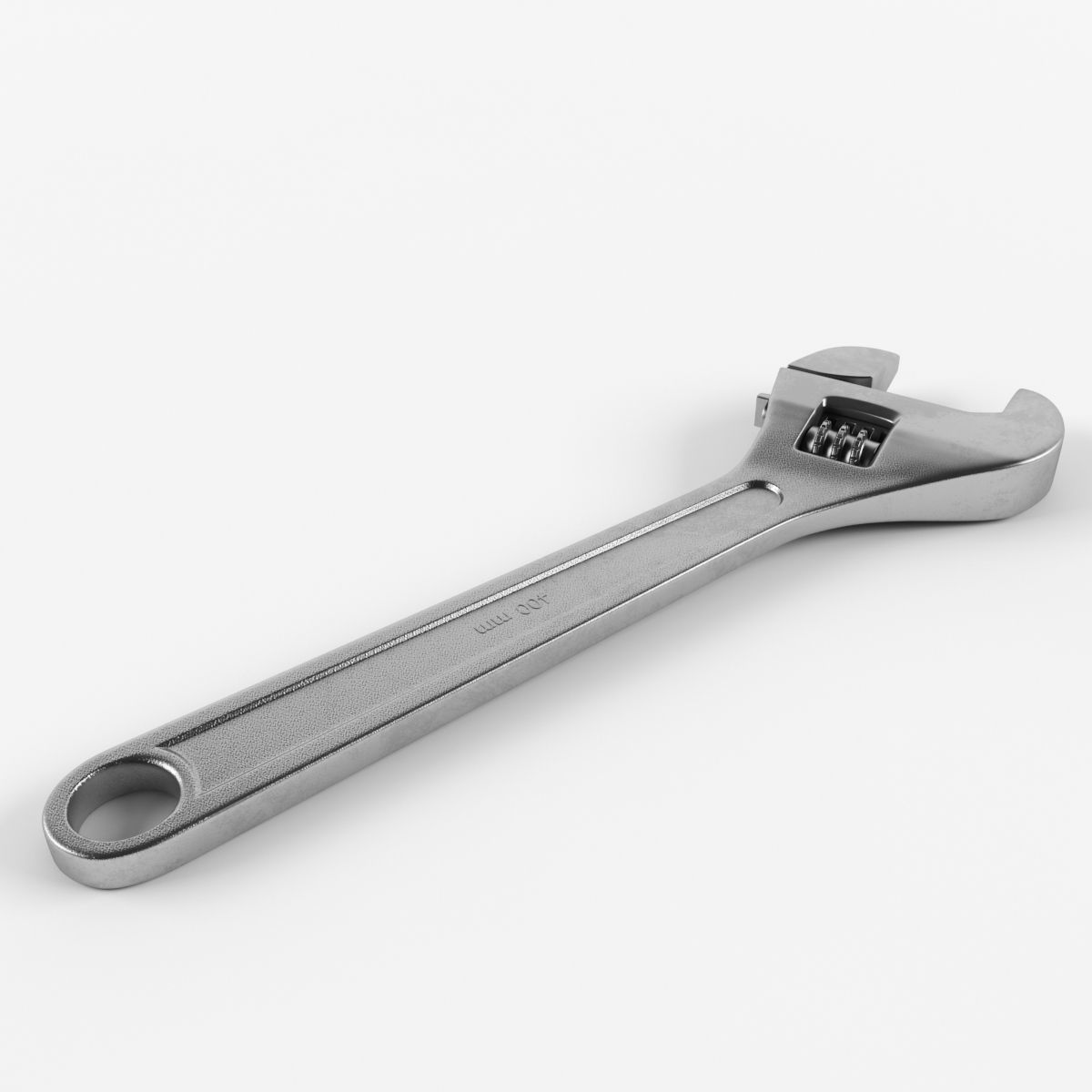 Adjustable Wrench 3D model_1