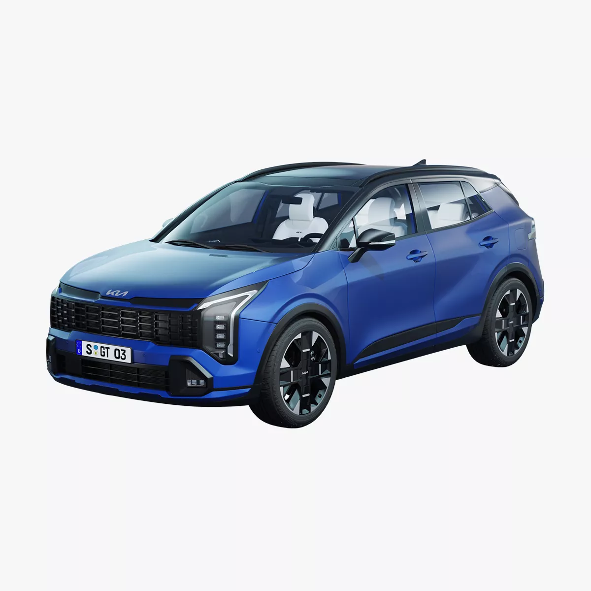 Kia Sportage GT-Line 2026 with interior 3D model
