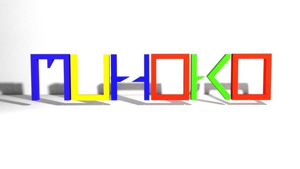 hakahana word mukoko Free low-poly 3D model